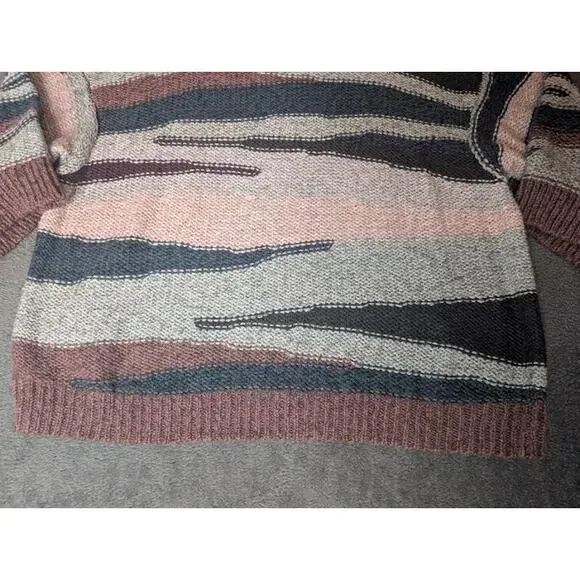 J. JILL knit chunky crew neck sweater-Pure Jill collection Size Med. 3/4 sleeve - Picture 7 of 7